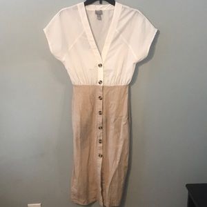 Button front dress